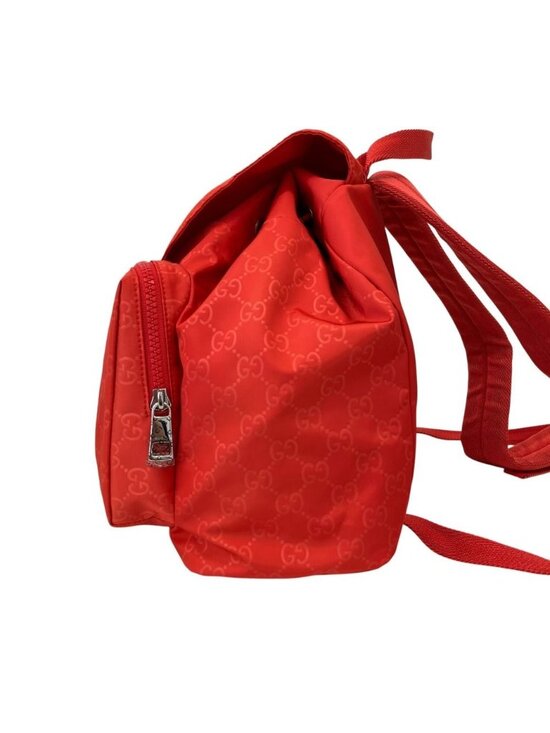 Gucci GG Guccissima Nylon Backpack Orange main image 6